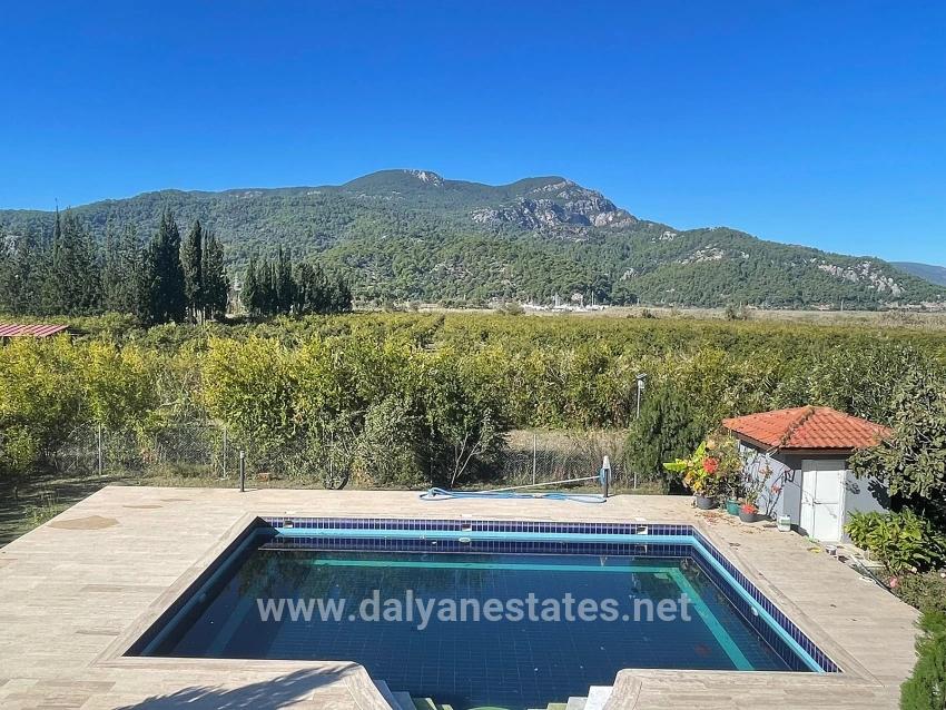 4+2 Villa Zum Verkauf Auf Einem 6000 M² Großen Grundstück In Dalyan Gülpınar