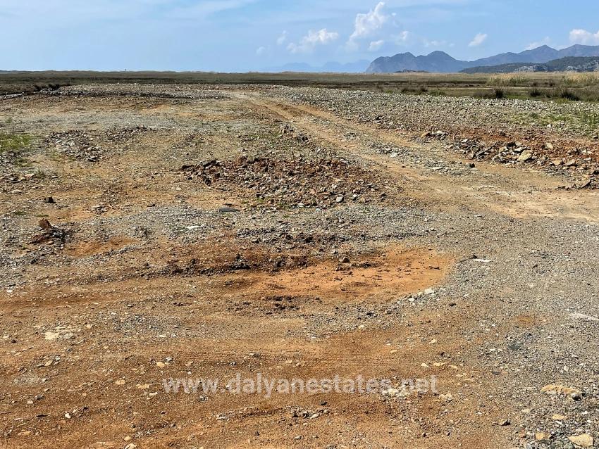19.600 M² Großes Grundstück Zum Verkauf, Direkt An Der Straße Dalyan Iztuzu Beach Gelegen.