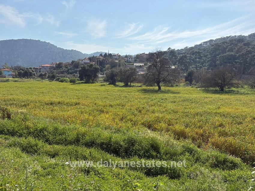 2.023 M² Großes Grundstück In Çandır Village, Köyceğiz, Zu Verkaufen, Mit Miteigentum Und Freiwilliger Aufteilung.