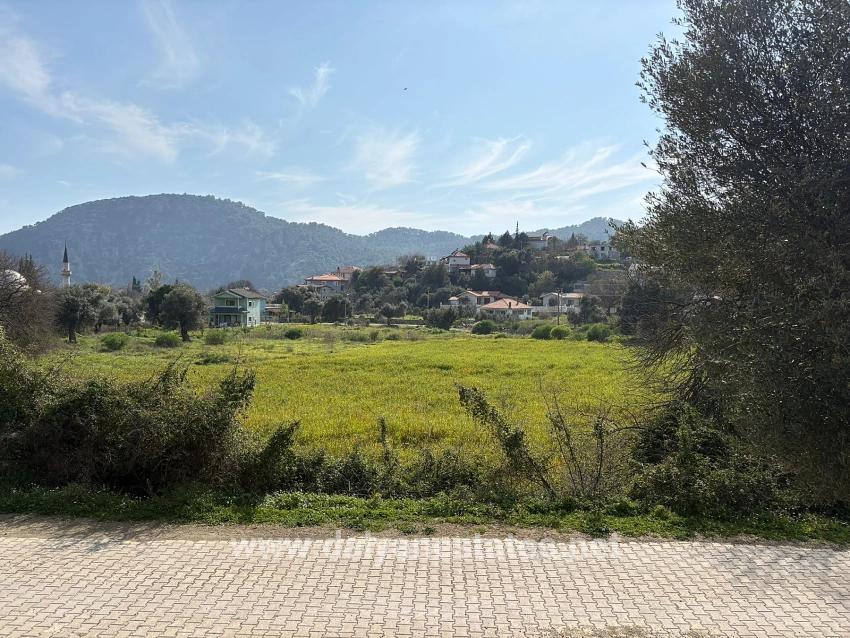 2.023 M² Großes Grundstück In Çandır Village, Köyceğiz, Zu Verkaufen, Mit Miteigentum Und Freiwilliger Aufteilung.