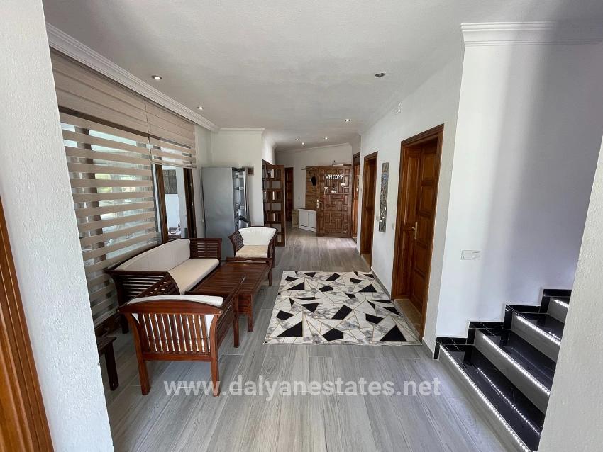 Luxuriöse 4+1-zimmer-villa Auf Einem 7000 M² Großen Grundstück Mit Blick Auf Den Strand Von Dalyan Iztuzu Zu Verkaufen