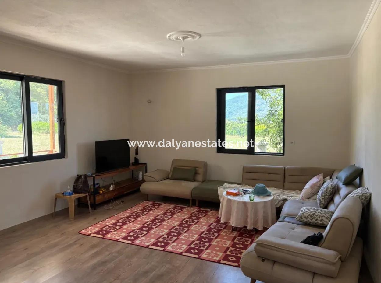 120M2 Freistehendes Holzhaus Auf Einem 2500M2 Großen Feld In Dalyan Karadağ