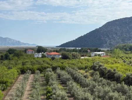 1.721M2 Grundstück Zum Verkauf Im Dorf Çandır Mit Meer- Und Seeblick