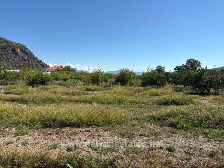 Land For Sale With Construction Permit In The Village Settlement Area In Mergenli