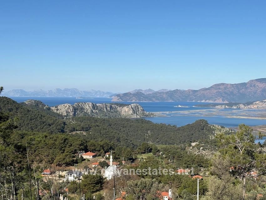 1000m2 Land For Sale With Sea View In Gökbel Village Residential Area