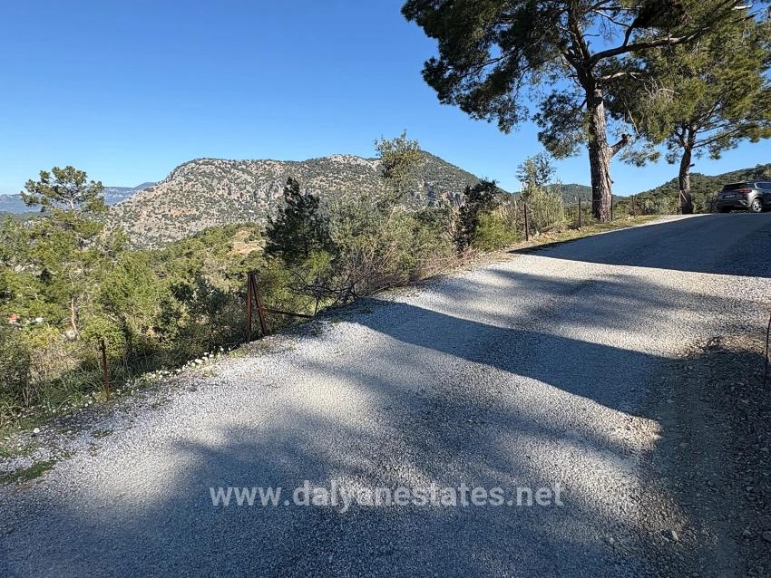 1000m2 Land For Sale With Sea View In Gökbel Village Residential Area