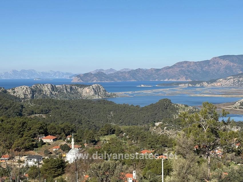 1000m2 Land For Sale With Sea View In Gökbel Village Residential Area