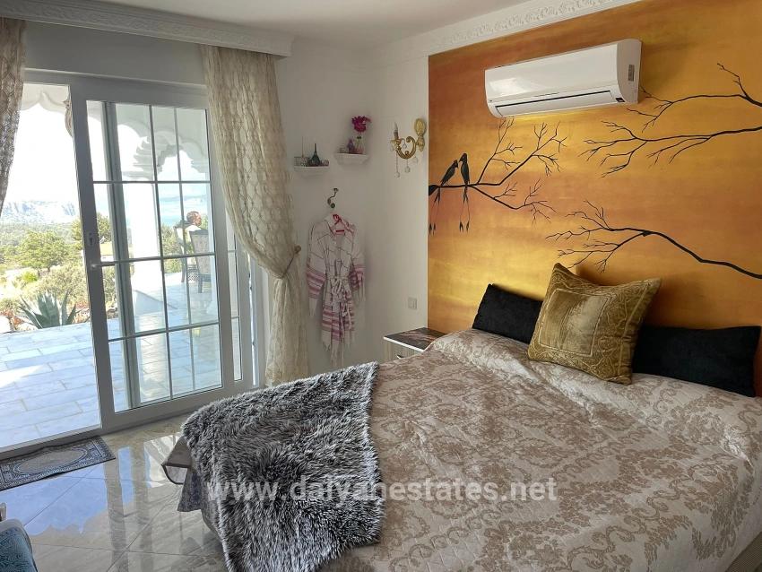 Vip Villa For Sale In Gökbel, On A 5000m2 Plot With Full Sea View.