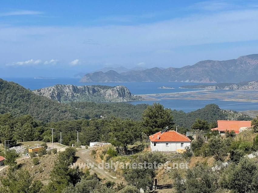 Vip Villa For Sale In Gökbel, On A 5000m2 Plot With Full Sea View.