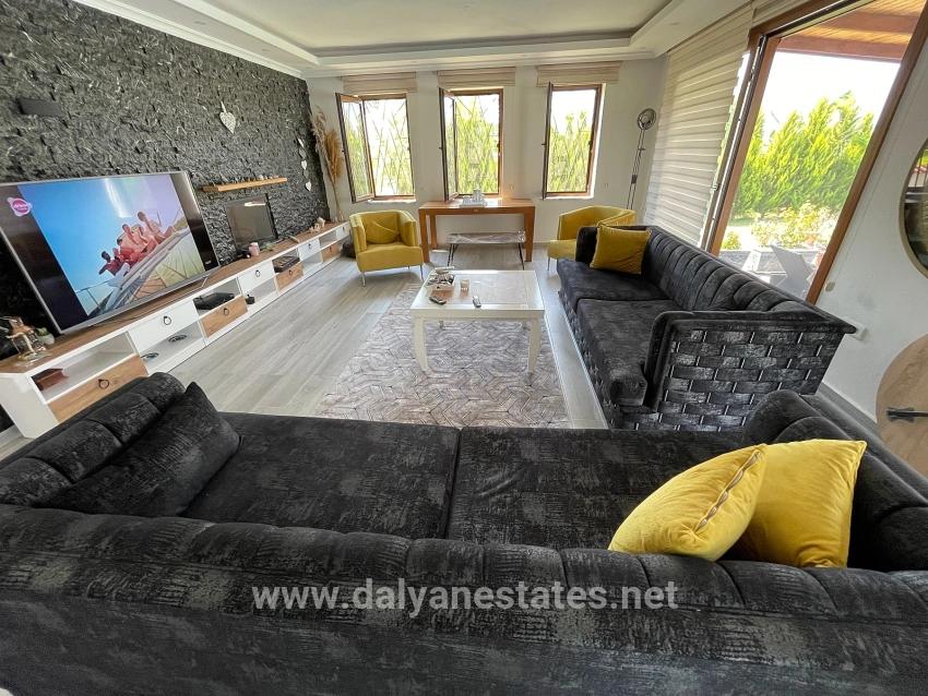 Luxury 4+1 Villa For Sale On A 7000m2 Plot With Dalyan Iztuzu Beach View