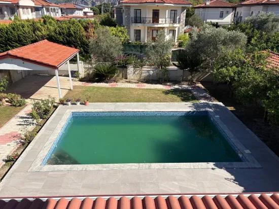 520m2 plot In Dalyan Gülpınar with a 4+1 villa for sale