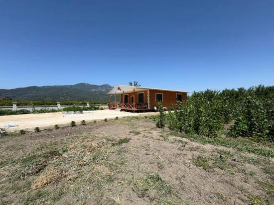 120m2 Detached Wooden House On A 2500m2 Field In Dalyan Karadağ Area