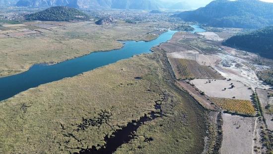 3210m2 2b Land For Sale In Çandır, Right On The Lakefront