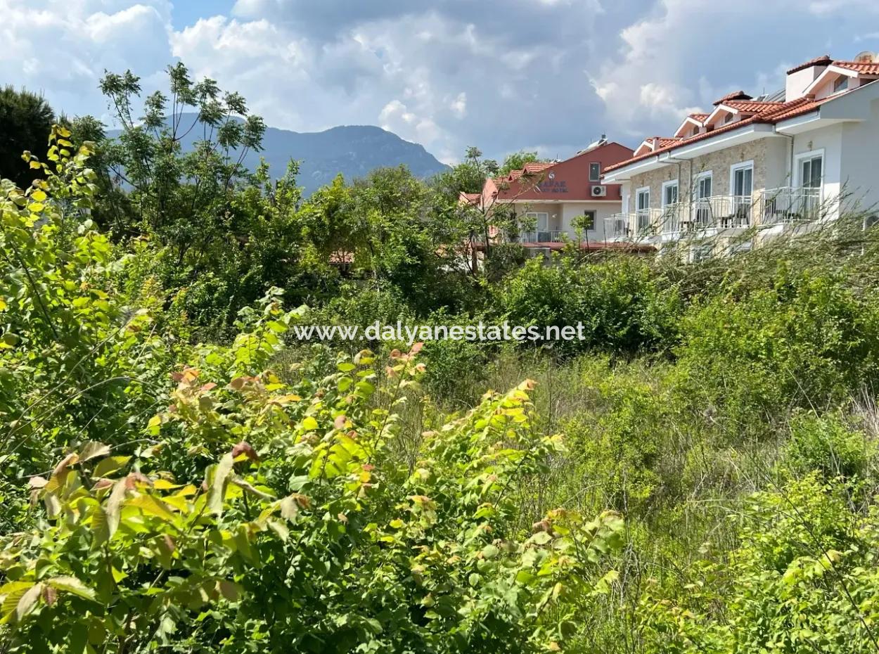 916M2 Commercial And Residential Zoned Land For Sale On The Main Road In Dalyan Gülpınar