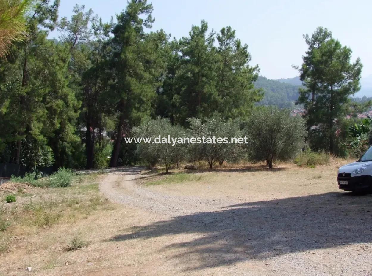 Land For Sale In Gocek Fethiye Göcekde 2017M2 Land For Sale With Full Sea View