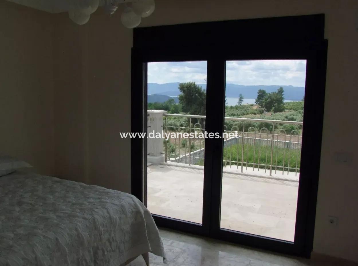 Luxury Villa For Sale In Zeytinalanda Köyceğinz Zeytınalanda 6800M2 Land Villa For Sale With Full Lake View