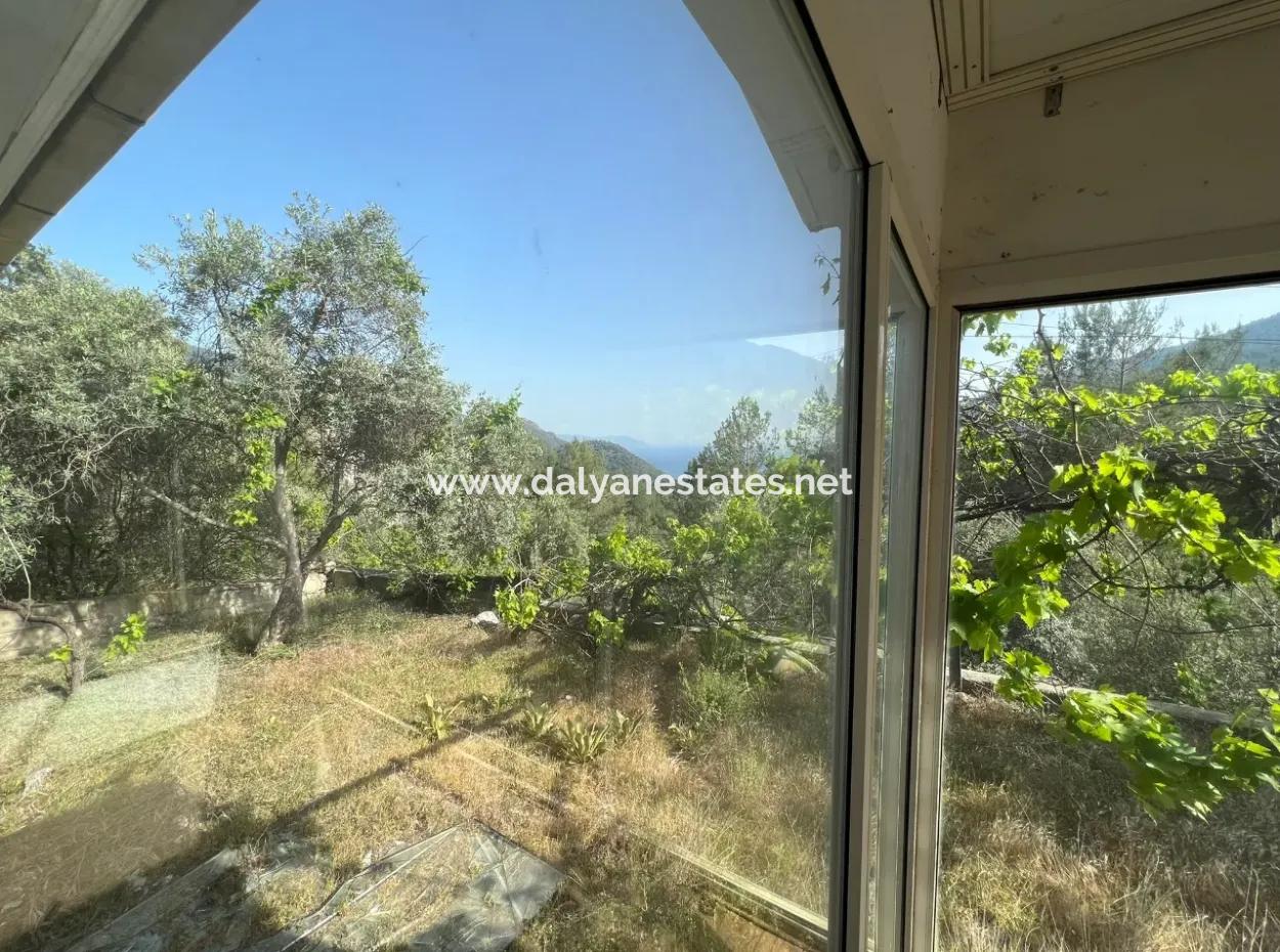 Detached House For Sale With Ekincik Sea View