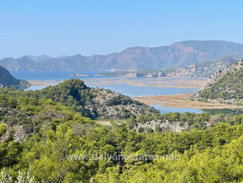 Земля 3514m2 На Продажу С Панорамным Видом На Море В Гёкбеле