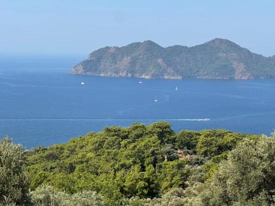 В Çandır С Видом На Море 21.000 M2 Продаётся 2b Поле