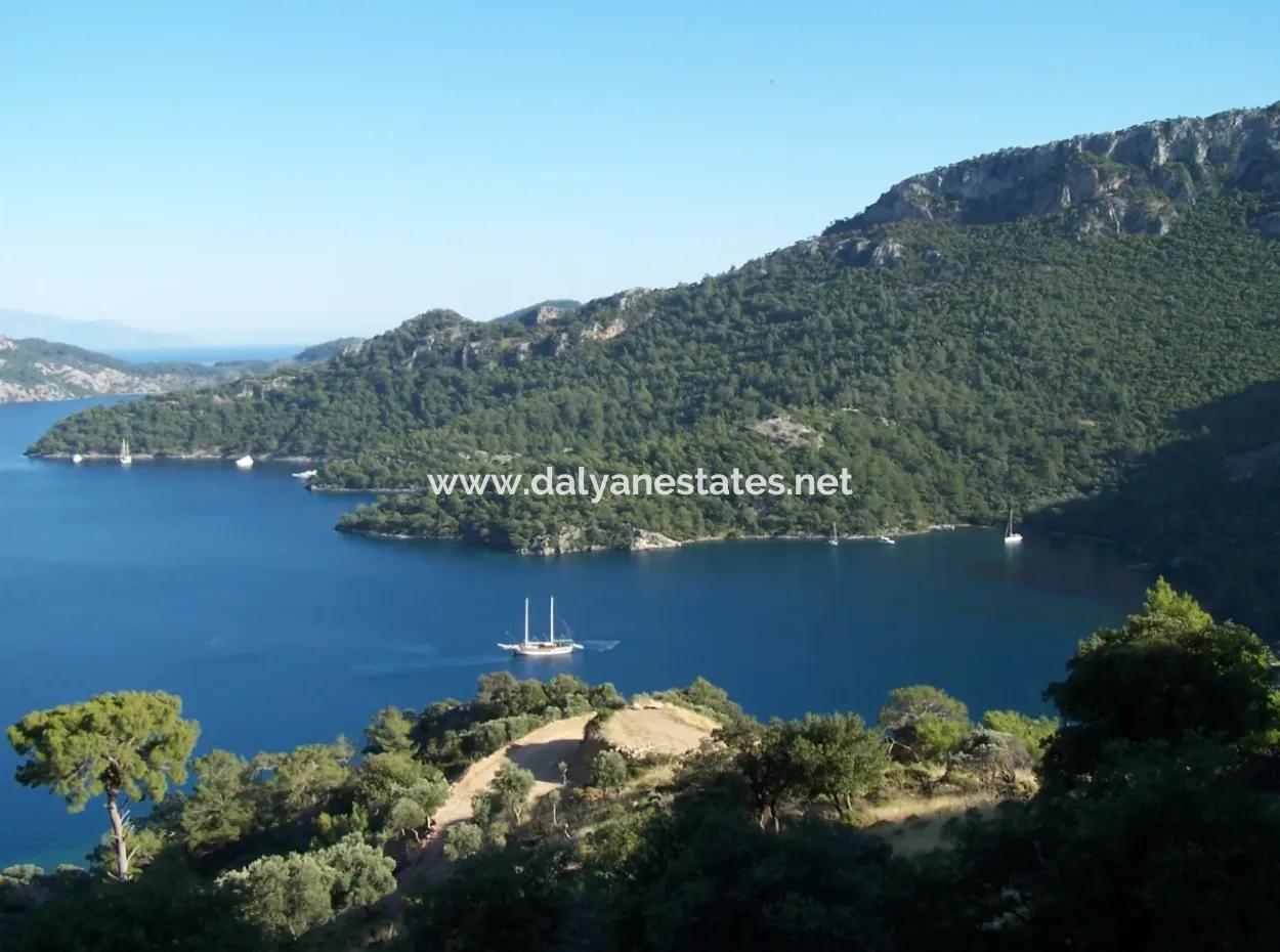 Sarsalada Deniz Manzaralı 4274M2 Arsa İçinde Satılık Taş Ev