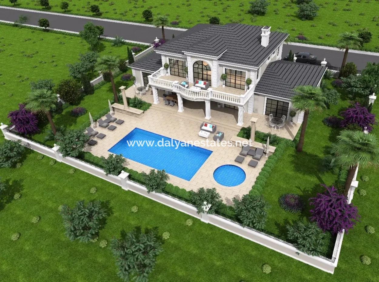 Zeytinalanda Satılık Lüks Villa Köyceğiz Zeytınalanda 6800M2 Arsa Full Göl Manzaralı Satılık Villa